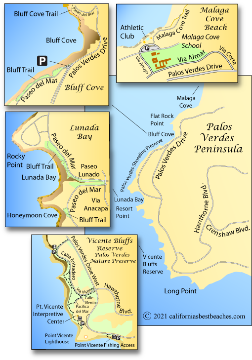 Palos Verdes Peninsula beaches, Los Angeles County, CA