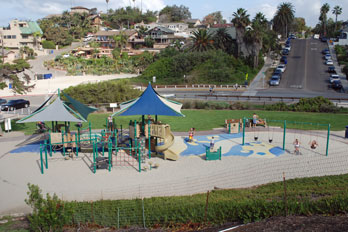 Moonlight Beach playground, Encinitas, CA