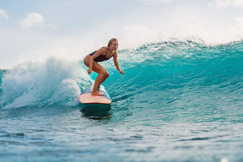 Photo of surfer