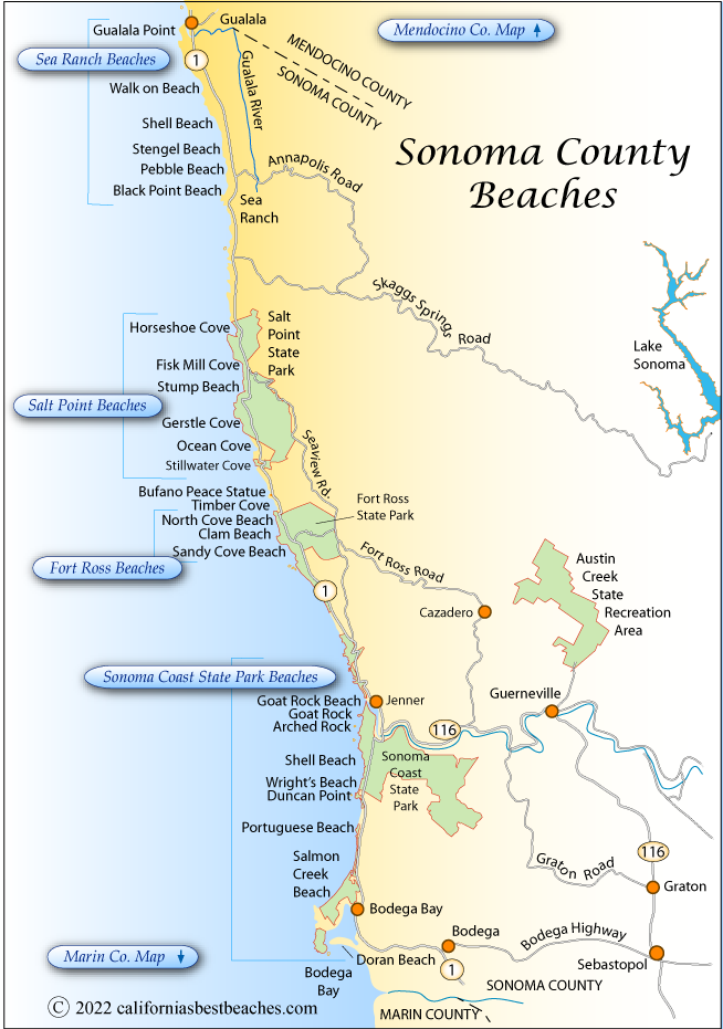 Sonoma County Beaches