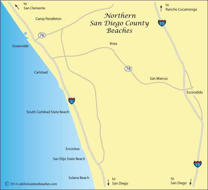 Encinitas Beaches Directions