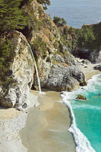 coast at Julia Pfeiffer Burns State Park, Big Sur, CA